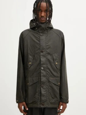Barbour kurtka Re-Engineered Endurance Mountain Wax Parka kolor zielony przejściowa MWX2484OL71