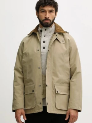 Barbour kurtka Winter Ashby Jacket męska kolor beżowy przejściowa MWB1001