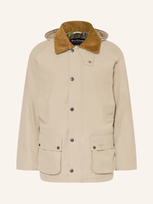 Barbour Kurtka Winter Ashby Z Odpinanym Kapturem beige
