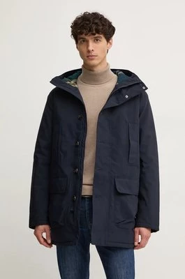 Barbour kurtka Winter Beaufort Waterproof Parka męska kolor granatowy zimowa MWB1126