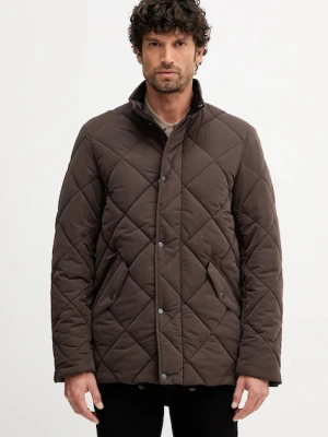 Barbour kurtka Winter Chelsea Quilted Jacket męska kolor brązowy przejściowa MQU1686