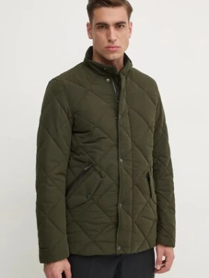 Barbour kurtka Winter Chelsea Quilted Jacket męska kolor brązowy przejściowa MQU1686