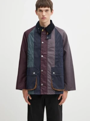 Barbour x Paul Smith kurtka Stripe OS kolor granatowy przejściowa MWX2518MI11