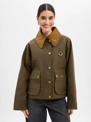 Barbour Kurtka z tkaniny woskowanej Kobiety Bawełna zielony