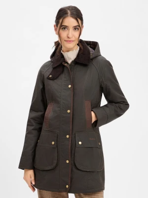 Barbour Kurtka z woskowanej tkaniny Kobiety Bawełna zielony