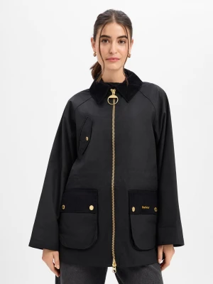 Barbour Kurtka z wosku Kobiety Bawełna czarny