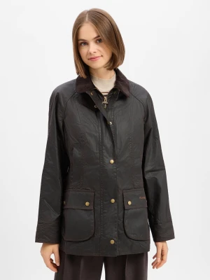 Barbour Kurtka z wosku Kobiety Bawełna zielony