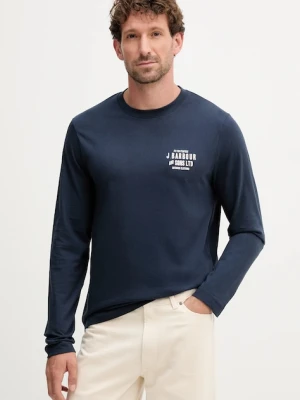 Barbour longsleeve bawełniany