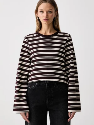 Barbour longsleeve damski bordowy