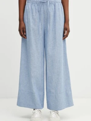 Barbour LTR0418BL39 spodnie z lnem damskie