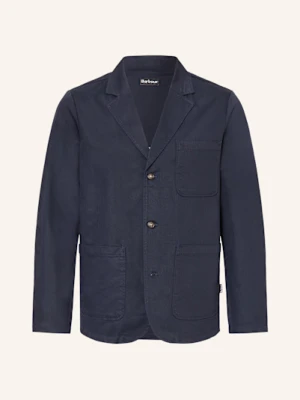 Barbour Marynarka Garniturowa Heringbone Regular Fit blau