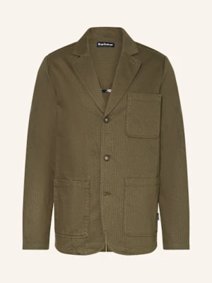 Barbour Marynarka Garniturowa Heringbone Regular Fit gruen