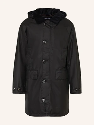 Barbour Parka Beaudale Wax Z Odpinanym Kapturem blau