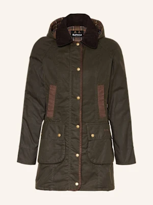 Barbour Parka Bower Wax gruen