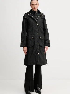 Barbour parka Long Cannich Wax damska kolor czarny LWX1264