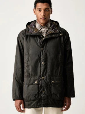Barbour parka męska woskowana Bedale zielony