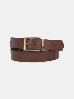Barbour pasek męski kolor brązowy MAC0364