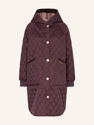 Barbour Płaszcz Pikowany Hilary lila