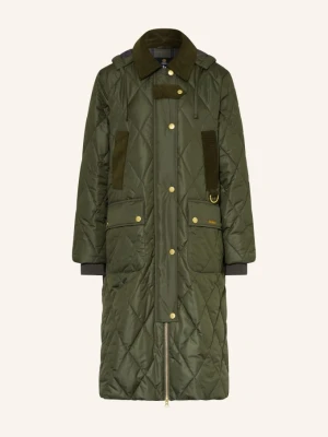 Barbour Płaszcz Pikowany Rudson Z Mieszanki Materiałów gruen ZIELONY