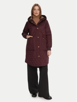 Barbour Płaszcz przejściowy LQU1838RE96 Bordowy Regular Fit