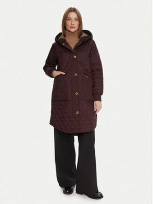 Barbour Płaszcz przejściowy LQU1838RE96 Bordowy Regular Fit