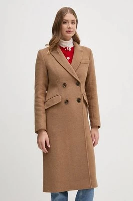 Barbour płaszcz wełniany Marylin Tailored Wool Coat przejściowy dwurzędowy LWO0236