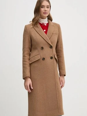 Barbour płaszcz wełniany Marylin Tailored Wool Coat przejściowy dwurzędowy LWO0236