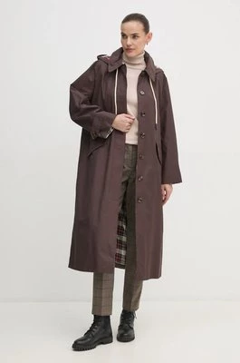 Barbour płaszcz X Alexa Natalie Trench Coat damski kolor brązowy przejściowy LWB0907