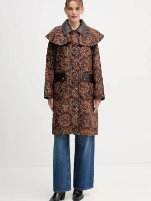 Barbour płaszcz x Farm Rio kolor multicolor LWX1503