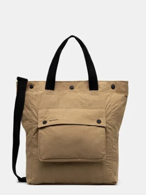 Barbour plecak bawełniany Barbour Transport 3 Way Tote/Backpack Bag kolor zielony mały gładki UBA0740
