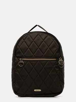 Barbour plecak damski kolor zielony duży gładki LBA0394