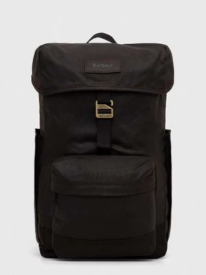 Barbour plecak Essential Wax Backpack kolor czarny duży gładki UBA0570