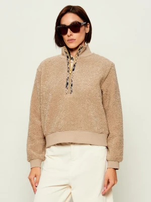 Barbour Polarowa bluza Fawne | Regular Fit beżowy