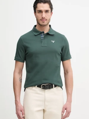Barbour polo bawełniane Tartan Pique Polo