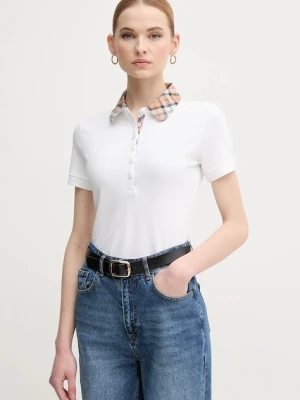 Barbour polo Malvern damski kolor biały LML0633WH33