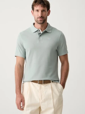 Barbour polo męskie bawełniane zielony