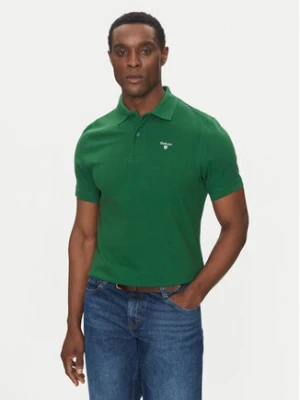 Barbour Polo Original Sports MML0358OL72 Zielony Tailored Fit