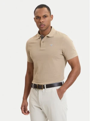 Barbour Polo Tartan MML0012ST39 Beżowy Tailored Fit