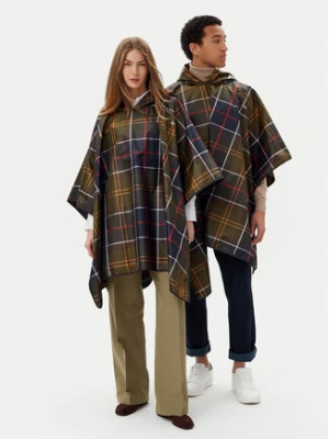 Barbour Ponczo Tartan UAC0214TN11 Zielony Relaxed Fit