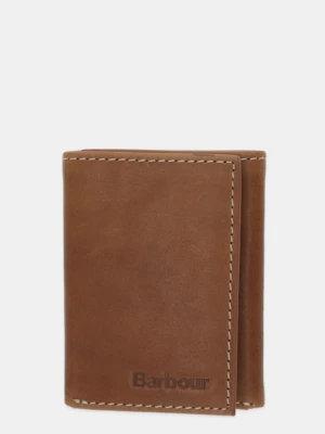 Barbour portfel skórzany męski kolor brązowy MLG0076