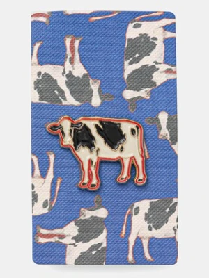 Barbour przypinka x Paul Smith Pin Badge UAC0308WH11