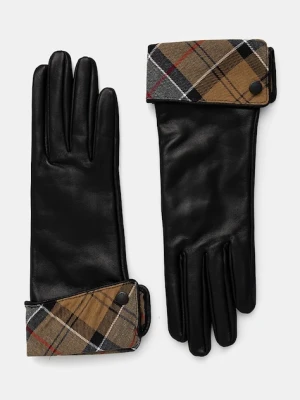 Barbour rękawiczki damskie kolor czarny LGL0005