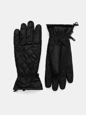 Barbour rękawiczki damskie kolor czarny LGL0142