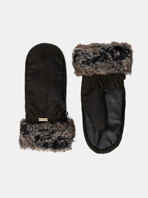 Barbour rękawiczki damskie kolor zielony LGL0045