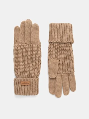 Barbour rękawiczki Saltburn damskie kolor brązowy LGL0132