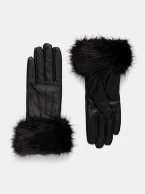 Barbour rękawiczki skórzane