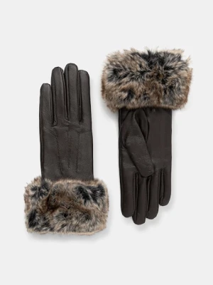 Barbour rękawiczki skórzane