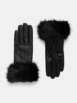 Barbour rękawiczki skórzane