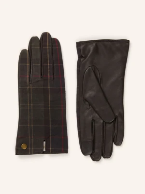 Barbour Rękawiczki Skórzane Scarlet braun