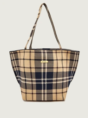 Barbour Shopperka + saszetka Layla beżowy